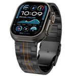 Dây đồng hồ hợp kim titan khóa an toàn ba hạt, dành cho Apple Watch 46mm / 49mm / 45mm / 44mm, dành cho Apple Watch 42mm / 41mm / 40mm / 38mm