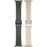 Dây đồng hồ hợp kim titan khóa an toàn ba hạt, dành cho Apple Watch 46mm / 49mm / 45mm / 44mm, dành cho Apple Watch 42mm / 41mm / 40mm / 38mm
