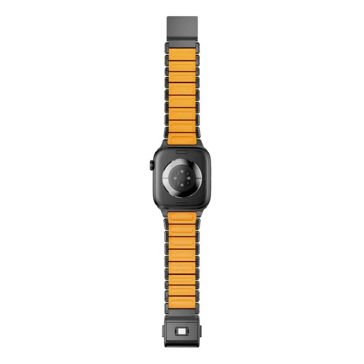 Dây đồng hồ thép không gỉ một hạt tích hợp khóa Norman nam châm, dành cho Apple Watch 46mm / 49mm / 45mm / 44mm