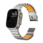Dây đồng hồ thép không gỉ một hạt tích hợp khóa Norman nam châm, dành cho Apple Watch 46mm / 49mm / 45mm / 44mm