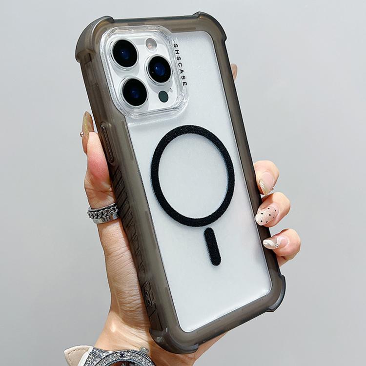 Ốp lưng điện thoại MagSafe 3-trong-1 TPU trong suốt mờ kết hợp PC, dành cho iPhone 15 Pro Max, iPhone 15 Pro, iPhone 15 Plus, iPhone 15, iPhone 14 Plus, iPhone 14, iPhone 14 Pro, iPhone 14 Pro Max