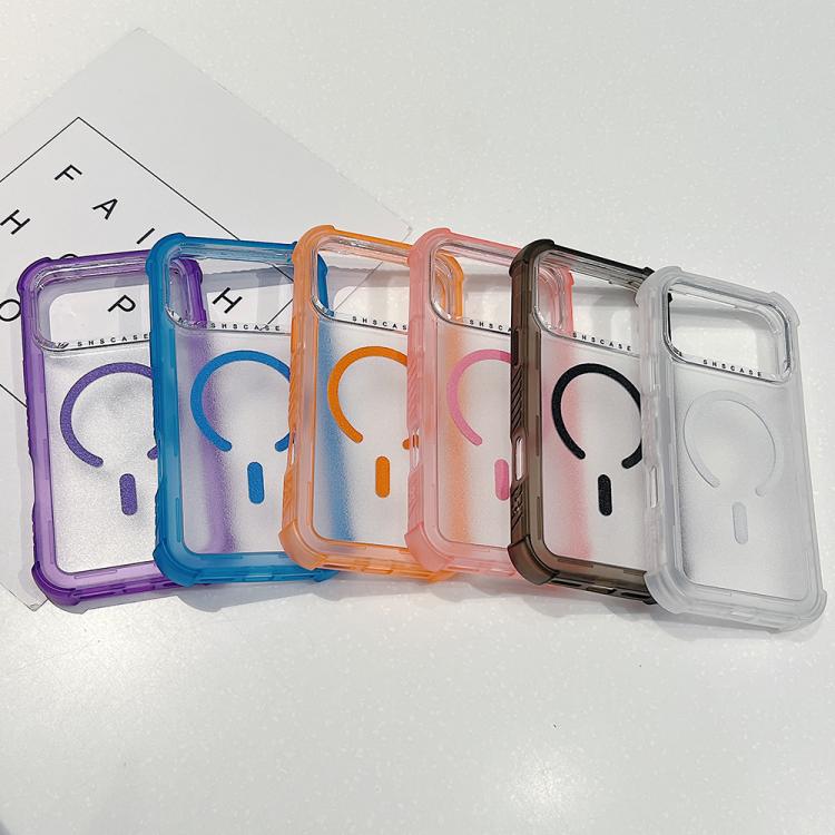 Ốp lưng điện thoại MagSafe 3-trong-1 TPU trong suốt mờ kết hợp PC, dành cho iPhone 17 Pro Max, iPhone 17 Pro, iPhone 17, iPhone Air, iPhone 16 Pro Max, iPhone 16 Pro, iPhone 16 Plus, iPhone 16
