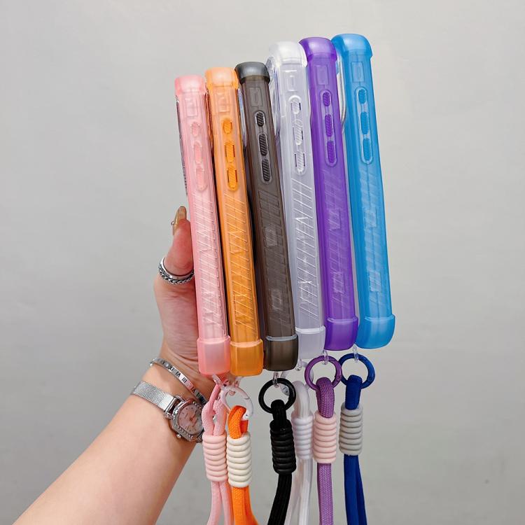 Ốp lưng điện thoại trong suốt Matte TPU Hybrid PC 3-trong-1 MagSafe kèm dây đeo tay, dành cho iPhone 15 Pro Max, iPhone 15 Pro, iPhone 15 Plus, iPhone 15, iPhone 14 Plus, iPhone 14, iPhone 14 Pro, iPhone 14 Pro Max