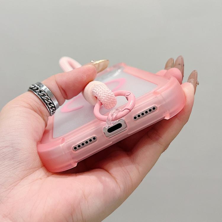 Ốp lưng điện thoại trong suốt Matte TPU Hybrid PC 3-trong-1 MagSafe kèm dây đeo tay, dành cho iPhone 13 Pro Max, iPhone 13 Pro, iPhone 13, iPhone 12 Pro Max