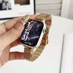 Dây đồng hồ kim loại lưới thép khóa bấm nam châm mảnh mai, dành cho Apple Watch 46mm / 49mm / 45mm / 44mm, dành cho Apple Watch 42mm / 41mm / 40mm / 38mm