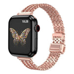 Dây đồng hồ kim loại lưới thép khóa bấm nam châm mảnh mai, dành cho Apple Watch 46mm / 49mm / 45mm / 44mm, dành cho Apple Watch 42mm / 41mm / 40mm / 38mm