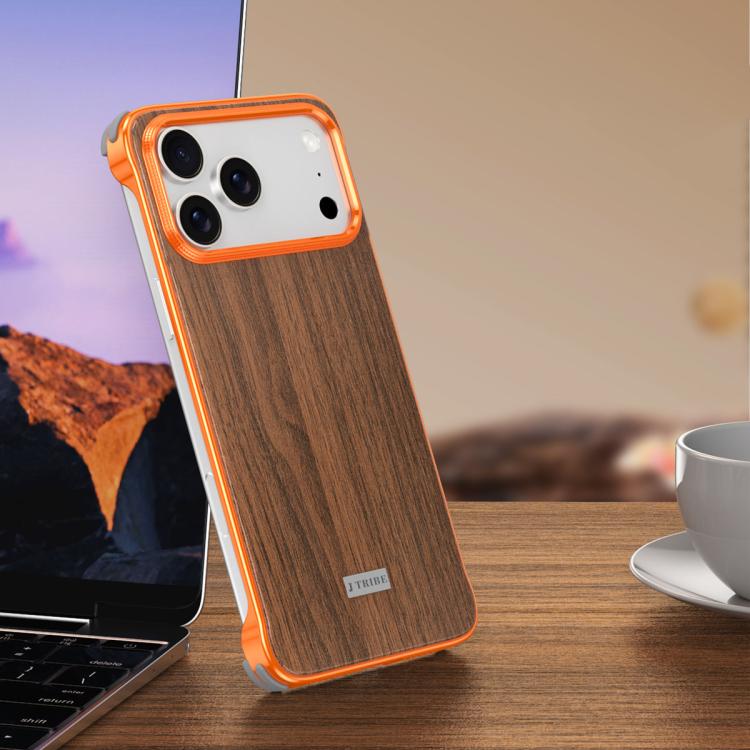 Ốp lưng điện thoại MagSafe không viền họa tiết gỗ kim loại J TRIBE, dành cho iPhone 17 Pro Max, iPhone 17 Pro, iPhone 17, iPhone Air, iPhone 16 Pro Max, iPhone 16 Pro, iPhone 15 Pro Max, iPhone 15 Pro