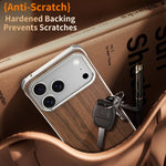 Ốp lưng điện thoại MagSafe không viền họa tiết gỗ kim loại J TRIBE, dành cho iPhone 17 Pro Max, iPhone 17 Pro, iPhone 17, iPhone Air, iPhone 16 Pro Max, iPhone 16 Pro, iPhone 15 Pro Max, iPhone 15 Pro