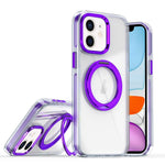 Ốp lưng điện thoại giá đỡ xoay 360 độ có nam châm, dành cho iPhone 12 Pro Max, iPhone 11