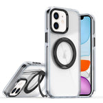 Ốp lưng điện thoại giá đỡ xoay 360 độ có nam châm, dành cho iPhone 12 Pro Max, iPhone 11