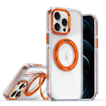 Ốp lưng điện thoại giá đỡ xoay 360 độ có nam châm, dành cho iPhone 12 Pro Max, iPhone 11