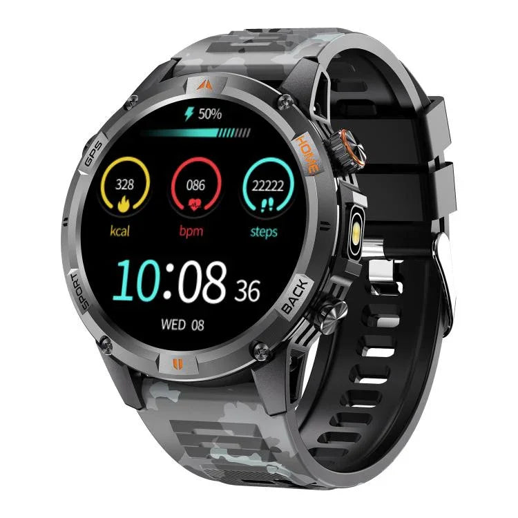 Đồng hồ thông minh thể thao GPS gọi Bluetooth YK15 màn hình tròn 1.46 inch