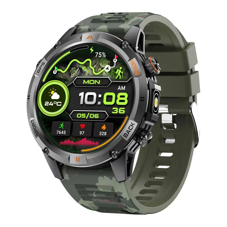 Đồng hồ thông minh thể thao GPS gọi Bluetooth YK15 màn hình tròn 1.46 inch