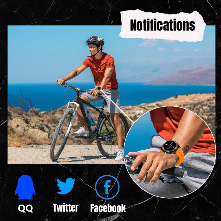 Đồng hồ thông minh thể thao GPS gọi Bluetooth YK15 màn hình tròn 1.46 inch