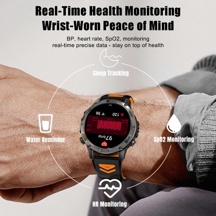 Đồng hồ thông minh thể thao GPS gọi Bluetooth YK15 màn hình tròn 1.46 inch