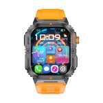 Đồng hồ thông minh thể thao ngoài trời YK12 màn hình 2.0 inch, chống nước IP68, có đèn pin tích hợp