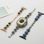 Dây đồng hồ kim loại trang sức kim cương lấp lánh xDfind, dành cho Apple Watch 42 / 44 / 45 / 46 / 49mm, dành cho Apple Watch 38 / 40 / 41 / S11 42mm