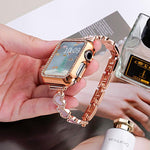 Dây đồng hồ kim loại vỏ hình trái tim xDfind, dành cho Apple Watch 42 / 44 / 45 / 46 / 49mm, dành cho Apple Watch 38 / 40 / 41 / S11 42mm