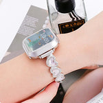 Dây đồng hồ kim loại vỏ hình trái tim xDfind, dành cho Apple Watch 42 / 44 / 45 / 46 / 49mm, dành cho Apple Watch 38 / 40 / 41 / S11 42mm