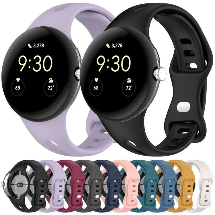 Dây đồng hồ silicone khóa bướm eo nhỏ xDfind, Dành cho Google Pixel Watch 4 / 3 / 2 / 1 41mm