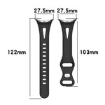 Dây đồng hồ silicone khóa bướm eo nhỏ xDfind, Dành cho Google Pixel Watch 4 / 3 / 2 / 1 41mm