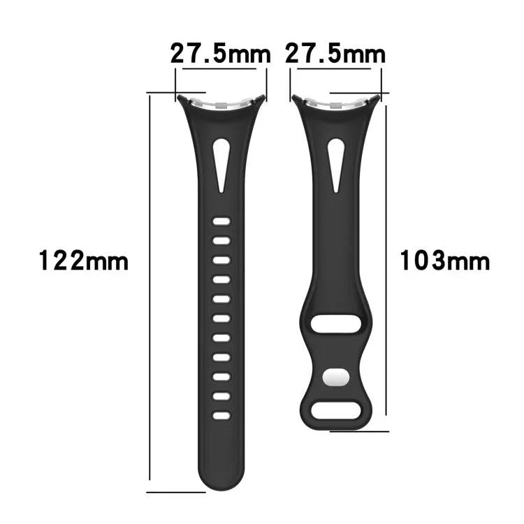 Dây đồng hồ silicone khóa bướm eo nhỏ xDfind, Dành cho Google Pixel Watch 4 / 3 / 2 / 1 41mm