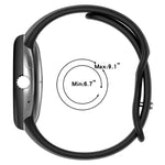 Dây đồng hồ silicone khóa bướm eo nhỏ xDfind, Dành cho Google Pixel Watch 4 / 3 / 2 / 1 41mm