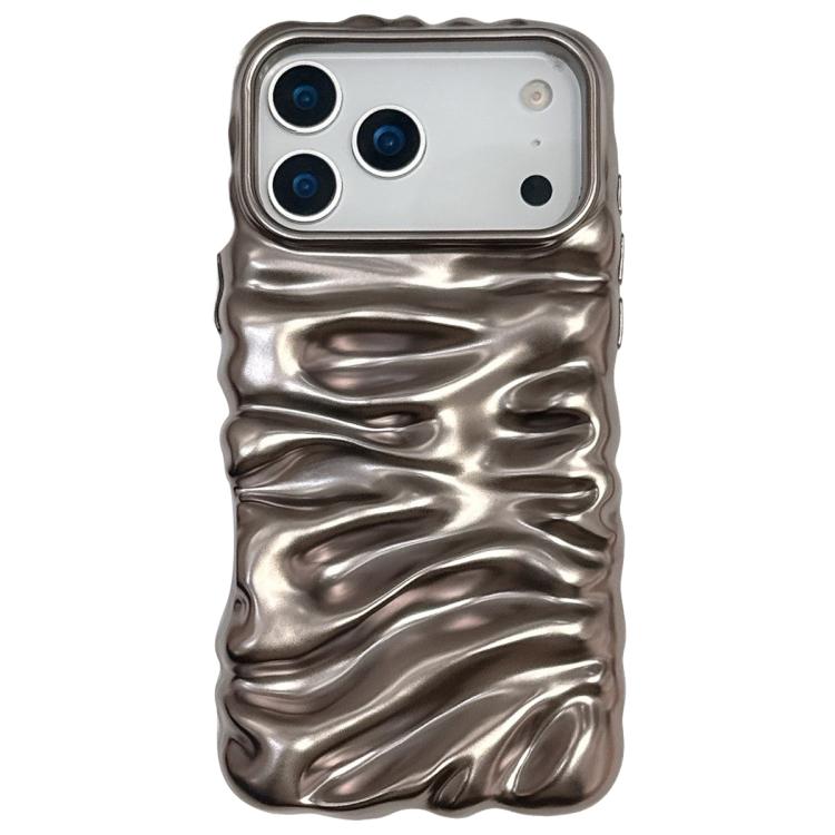 Ốp lưng điện thoại TPU mạ điện họa tiết kem phủ toàn bộ, dành cho iPhone 17 Pro Max, iPhone 17 Pro