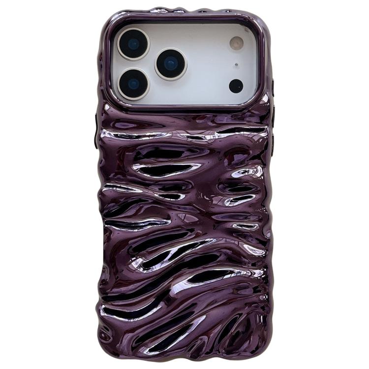 Ốp lưng điện thoại TPU mạ điện họa tiết kem phủ toàn bộ, dành cho iPhone 17 Pro Max, iPhone 17 Pro
