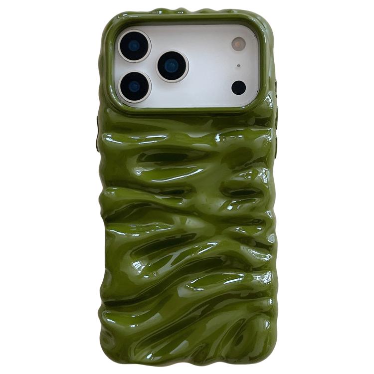 Ốp lưng điện thoại TPU mạ điện họa tiết kem phủ toàn bộ, dành cho iPhone 17 Pro Max, iPhone 17 Pro