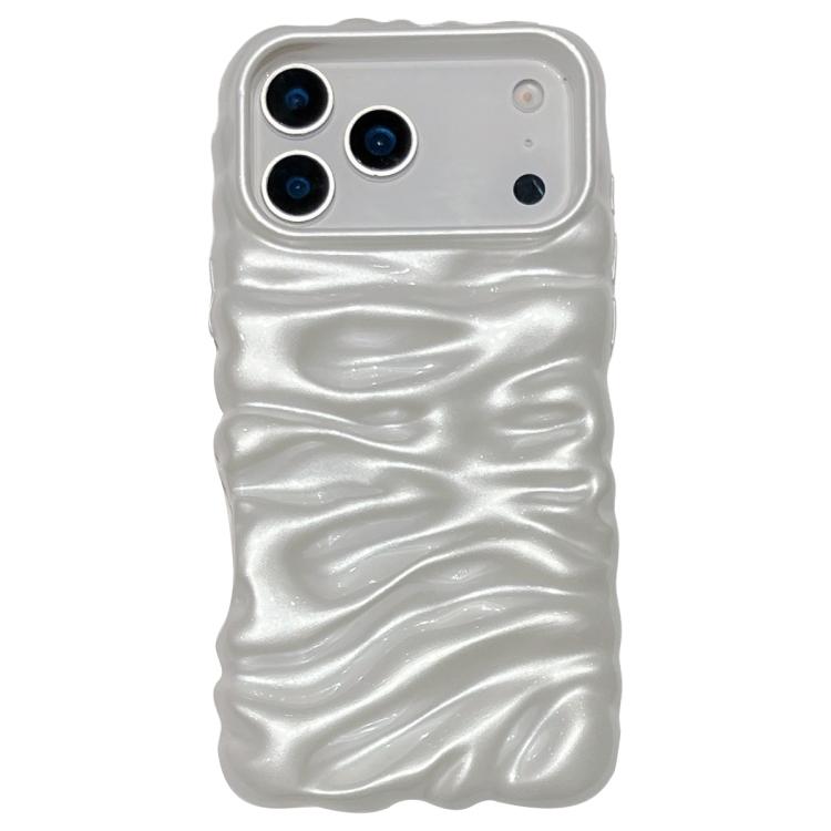 Ốp lưng điện thoại TPU mạ điện họa tiết kem phủ toàn bộ, dành cho iPhone 17 Pro Max, iPhone 17 Pro