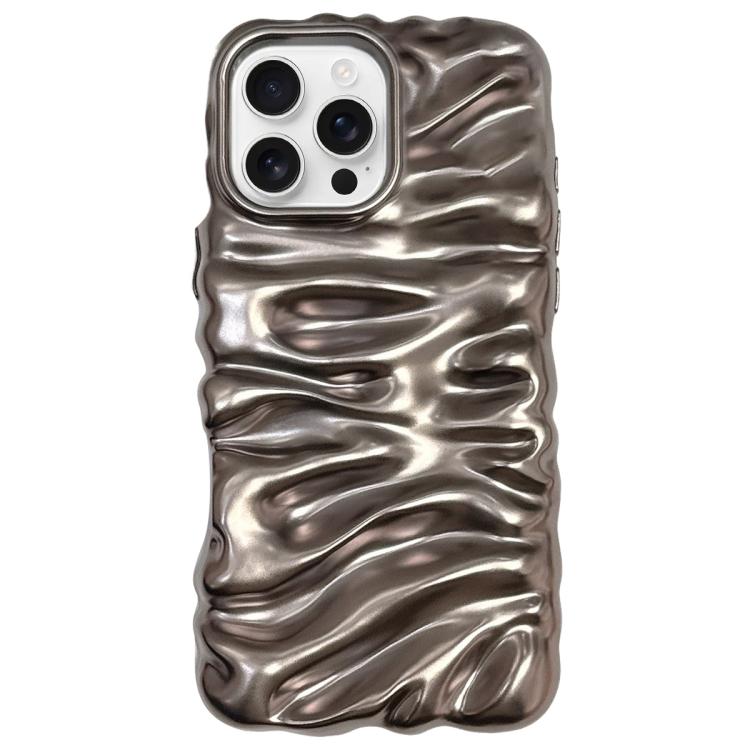Cream Texture Electroplating TPU Full Coverage Phone Case, For iPhone 17 Pro Max, For iPhone 17 Pro, For iPhone 17, For iPhone 16 Pro Max, For iPhone 16 Pro