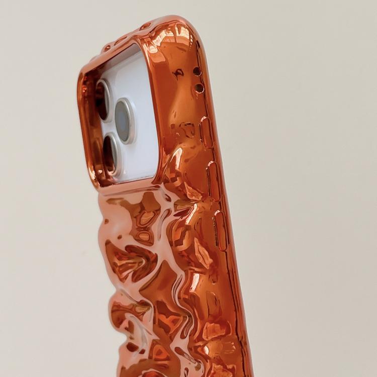 Cream Texture Electroplating TPU Full Coverage Phone Case, For iPhone 17, For iPhone 16 Pro Max