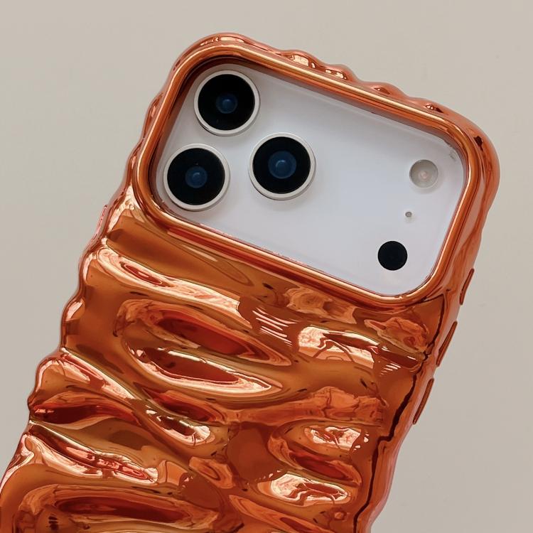 Ốp lưng điện thoại TPU mạ điện họa tiết kem phủ toàn bộ, dành cho iPhone 17 Pro Max, iPhone 17 Pro