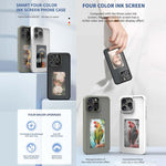 Ốp lưng điện thoại DIY màn hình E-ink bốn màu NFC, dành cho iPhone 17 Pro Max, dành cho iPhone 17 Pro