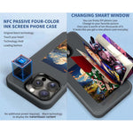 Ốp lưng điện thoại DIY màn hình E-ink bốn màu NFC, dành cho iPhone 17 Pro Max, dành cho iPhone 17 Pro