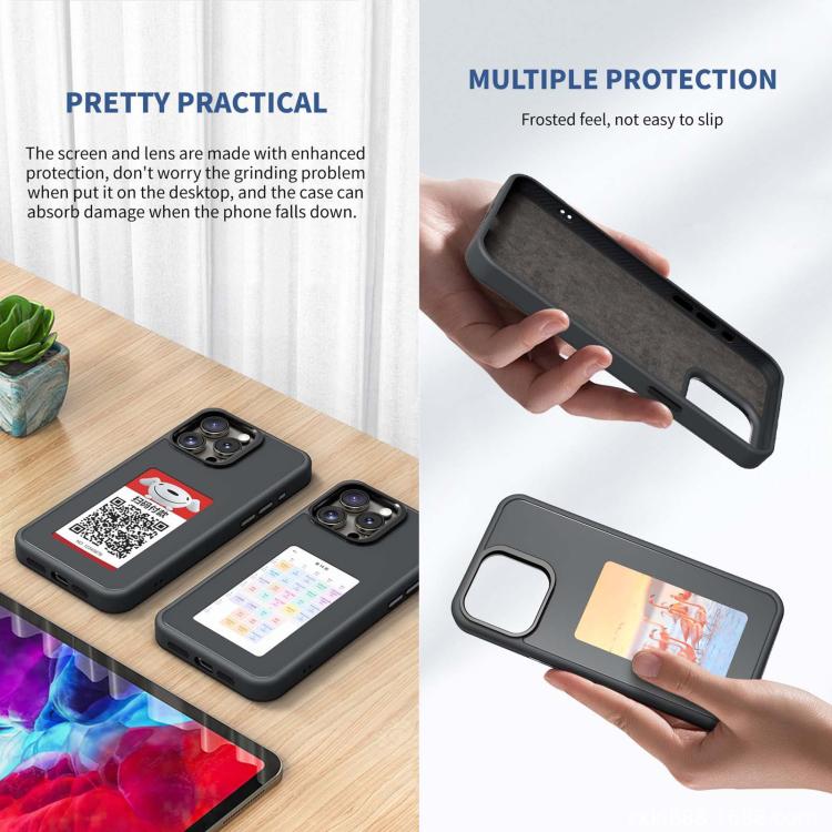 Ốp lưng điện thoại DIY màn hình E-ink bốn màu NFC, dành cho iPhone 17 Pro Max, dành cho iPhone 17 Pro