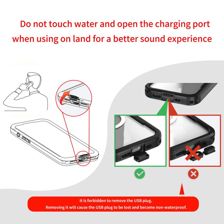 Ốp lưng điện thoại RedPepper chống nước IP68 ba lớp bảo vệ MagSafe, dành cho iPhone 17 Pro Max, dành cho iPhone 17 Pro, dành cho iPhone Air