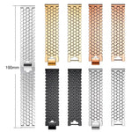xDfind Fish Scale Texture Metal Watch Band, For Garmin Fenix 8/7X/6X/5X 26mm, For Garmin Fenix 8/7/6/5 22mm, For Garmin Forerunner 235/220/620/630, For Garmin Forerunner 35 / 30 / 35J