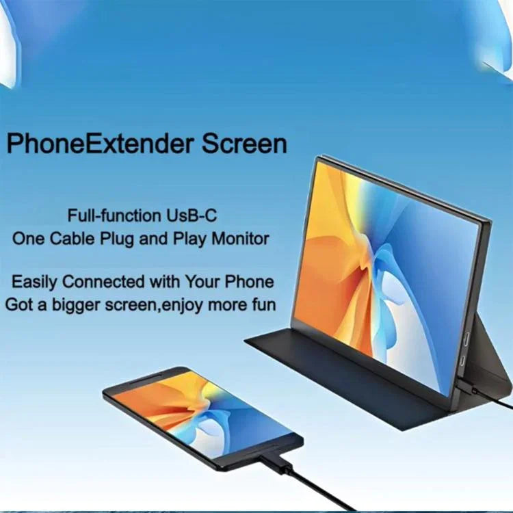 Màn hình di động IPS 10.5 inch P105A01D với HD / mở rộng Type-C, phích cắm Mỹ, 10.5 inch