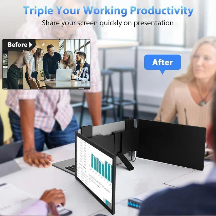 Màn hình di động kép 14 inch 1080P Z140A01D để mở rộng laptop, 14 inch 1080P