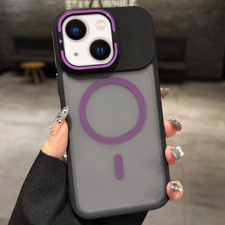 Ốp lưng điện thoại MagSafe nam châm giữ ống kính kim loại mờ cảm giác da, dành cho iPhone 16 Plus, dành cho iPhone 16, dành cho iPhone 15 Pro Max, dành cho iPhone 15 Pro, dành cho iPhone 15, dành cho iPhone 14
