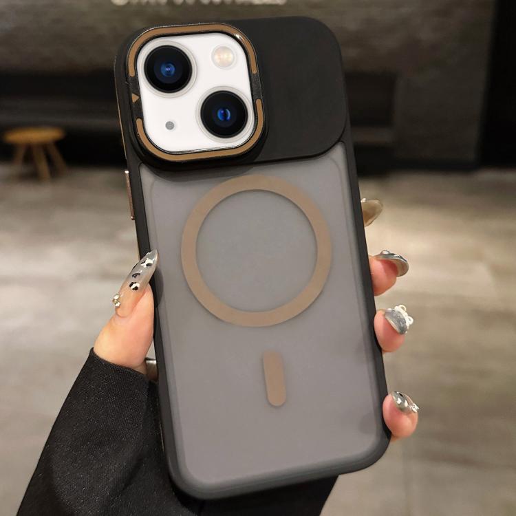Ốp lưng điện thoại MagSafe nam châm giữ ống kính kim loại mờ cảm giác da, dành cho iPhone 16 Plus, dành cho iPhone 16, dành cho iPhone 15 Pro Max, dành cho iPhone 15 Pro, dành cho iPhone 15, dành cho iPhone 14
