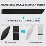 xDfind Black Buckle Sport Elastic Twill Pattern Nylon Watch Band, For WHOOP 5.0 Standard Version