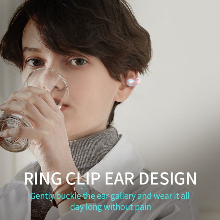 Tai nghe Bluetooth V5.0 kẹp tai siêu nhẹ YX08, tai nghe stereo kẹp tai có mic, đơn