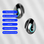 Tai nghe Bluetooth V5.0 kẹp tai siêu nhẹ YX08, tai nghe stereo kẹp tai có mic, đơn