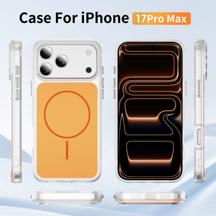 Ốp lưng điện thoại MagSafe nam châm cảm giác da mờ pha lê, dành cho iPhone 17 Pro Max, dành cho iPhone 17 Pro, dành cho iPhone 17, dành cho iPhone Air