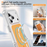Ốp lưng điện thoại MagSafe nam châm cảm giác da mờ pha lê, dành cho iPhone 17 Pro Max, dành cho iPhone 17 Pro, dành cho iPhone 17, dành cho iPhone Air