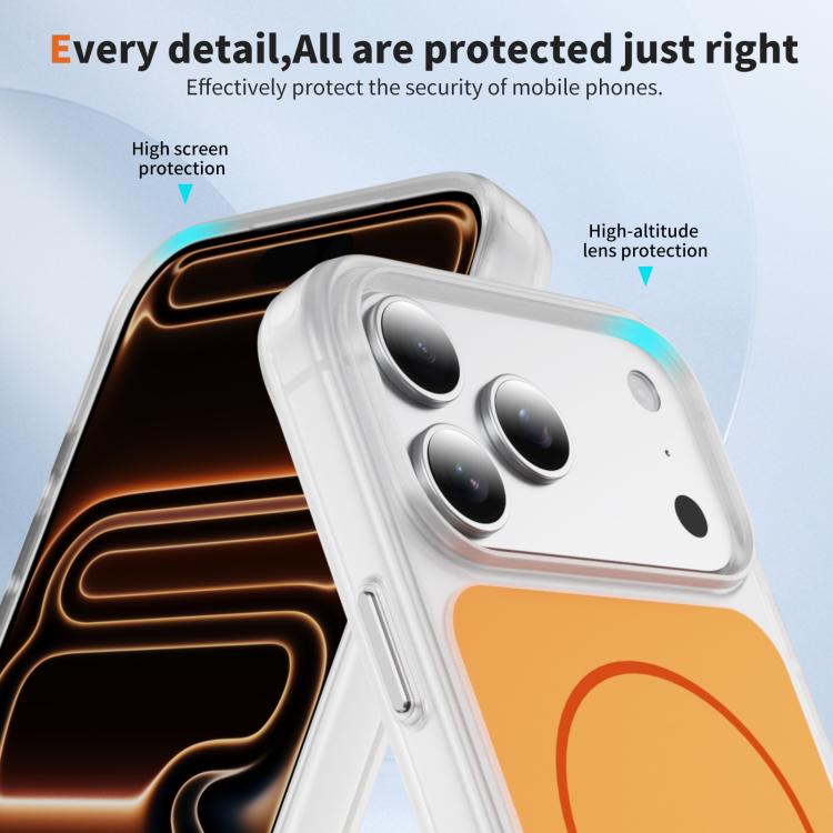 Ốp lưng điện thoại MagSafe nam châm cảm giác da mờ pha lê, dành cho iPhone 17 Pro Max, dành cho iPhone 17 Pro, dành cho iPhone 17, dành cho iPhone Air
