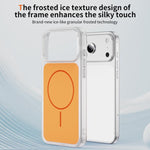 Ốp lưng điện thoại MagSafe nam châm cảm giác da mờ pha lê, dành cho iPhone 17 Pro Max, dành cho iPhone 17 Pro, dành cho iPhone 17, dành cho iPhone Air